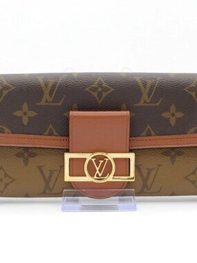 LOUIS VUITTON Porte feuille saradoffine M46645 Monogram Reverse Monogram